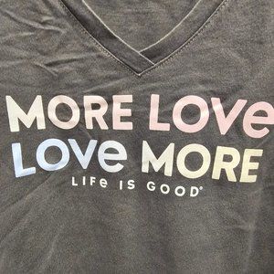 Life is Good Women's More Love Crusher Knit Tee